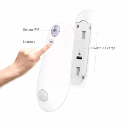 Luz Recargable para Hogar con Sensor de Movimiento